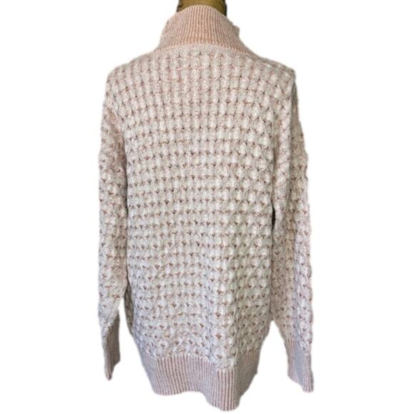 NWOT Women's Knox Rose Orange/Cream‎ Knit Sweater size XL - Picture 3 of 5